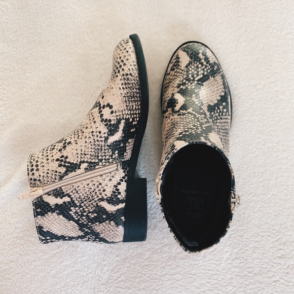 Snakeskin Booties - Picture 3 of 3